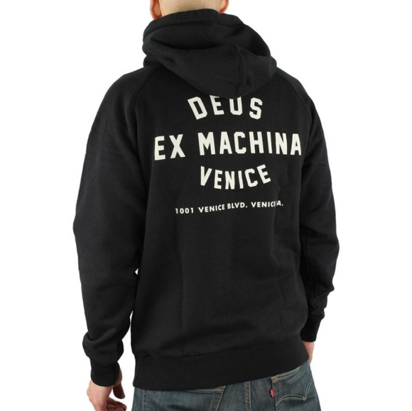 Deus Ex Machina Venice Address Hoodie Sweatshirt Sz L New With Tags - Picture 1 of 8